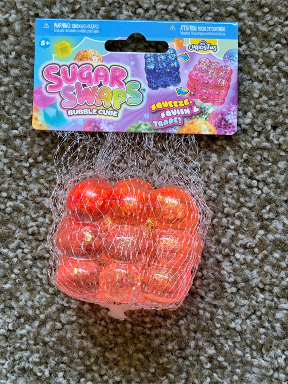 Sugar Swaps Bubble Cube Squishy